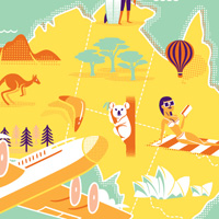 Create a Retro Style, Airline Destination, Travel Poster - Vector Premium Tutorial
