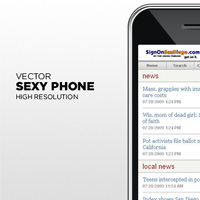 Sexy Vector Cell Phone