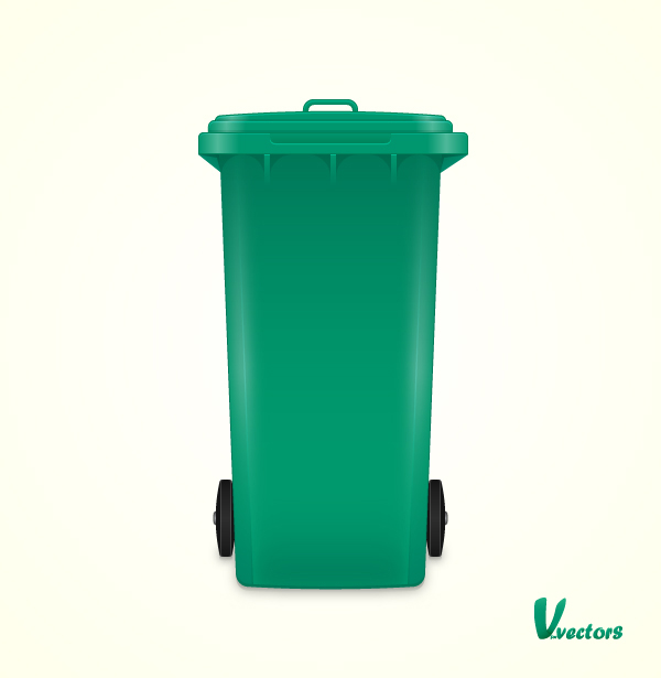 learn how to create a garbage bin illustration in illustrator