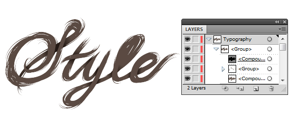 Create a Stylish, Vector Hair Typography Illustration ...